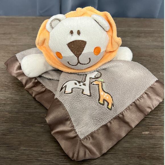 Small Wonders Safari Lion Plush Lovey - Picture 1 of 6